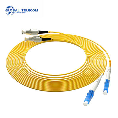 65dB APC สายไฟเบอร์ออปติก Patch, PVC Simplex และ Duplex Fiber Optic Cable